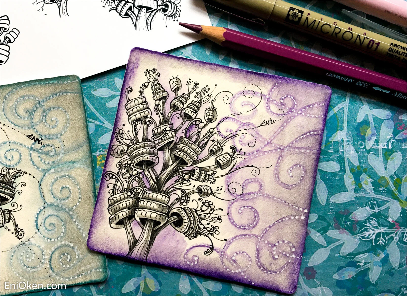 Organicize Zentangle® Part 2 — Eni Oken